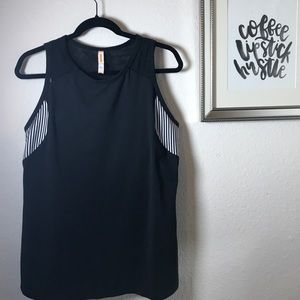 Lucy Black Tank Top Size XL